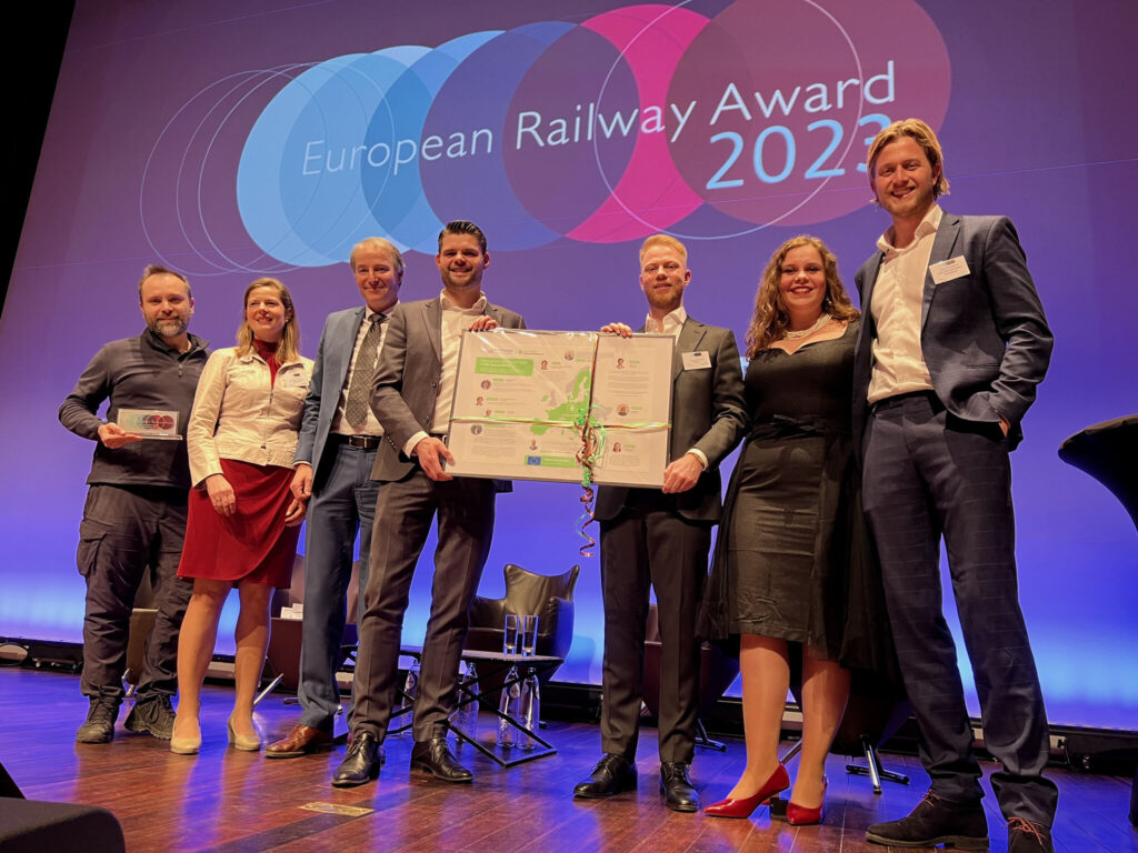 Startsein Rail Cargo met Wietse Bruinsma, Caroline Koiter en Marleen van de Kerkhof