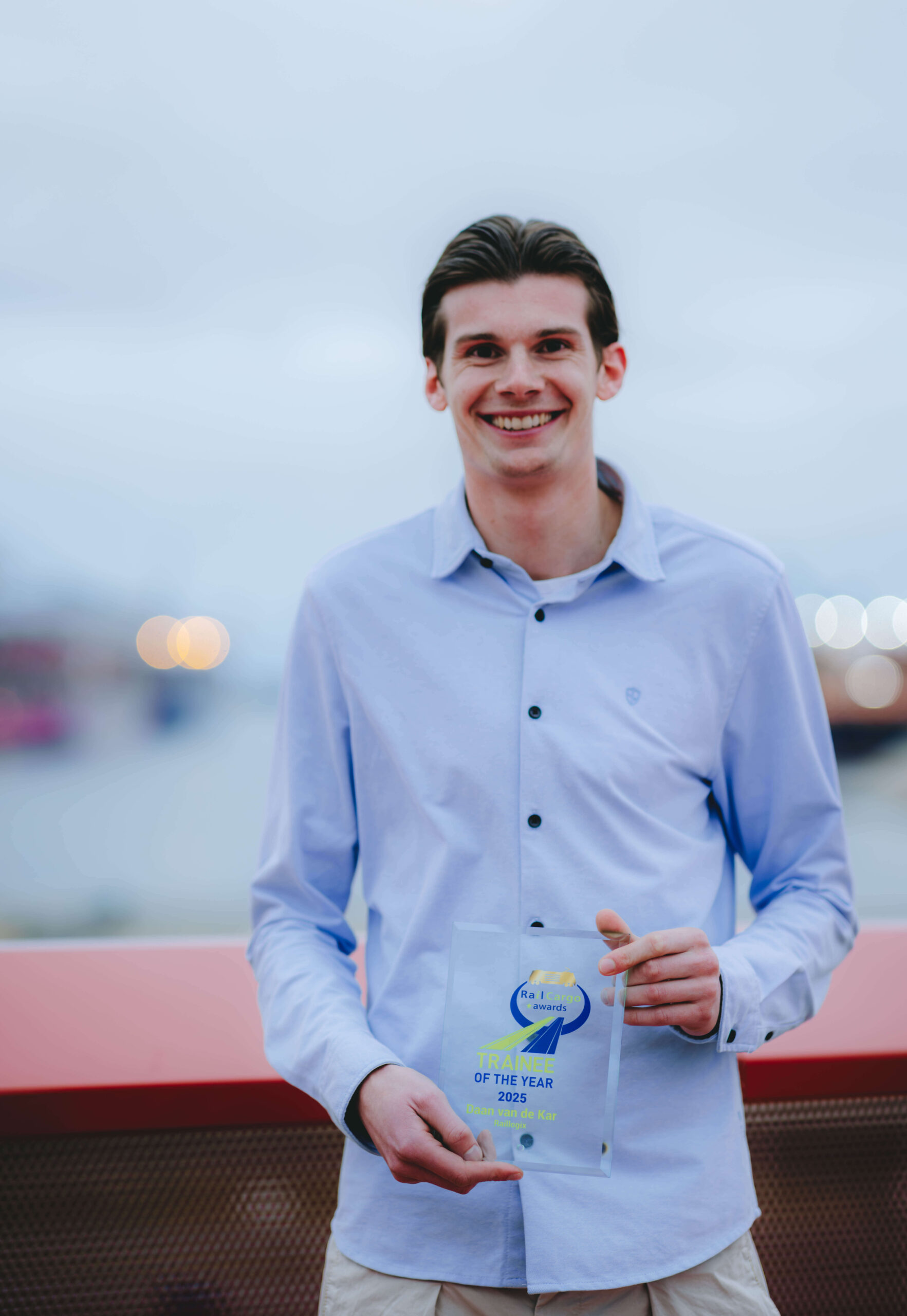 Daan van de Kar - winnaar Rail Cargo Awards