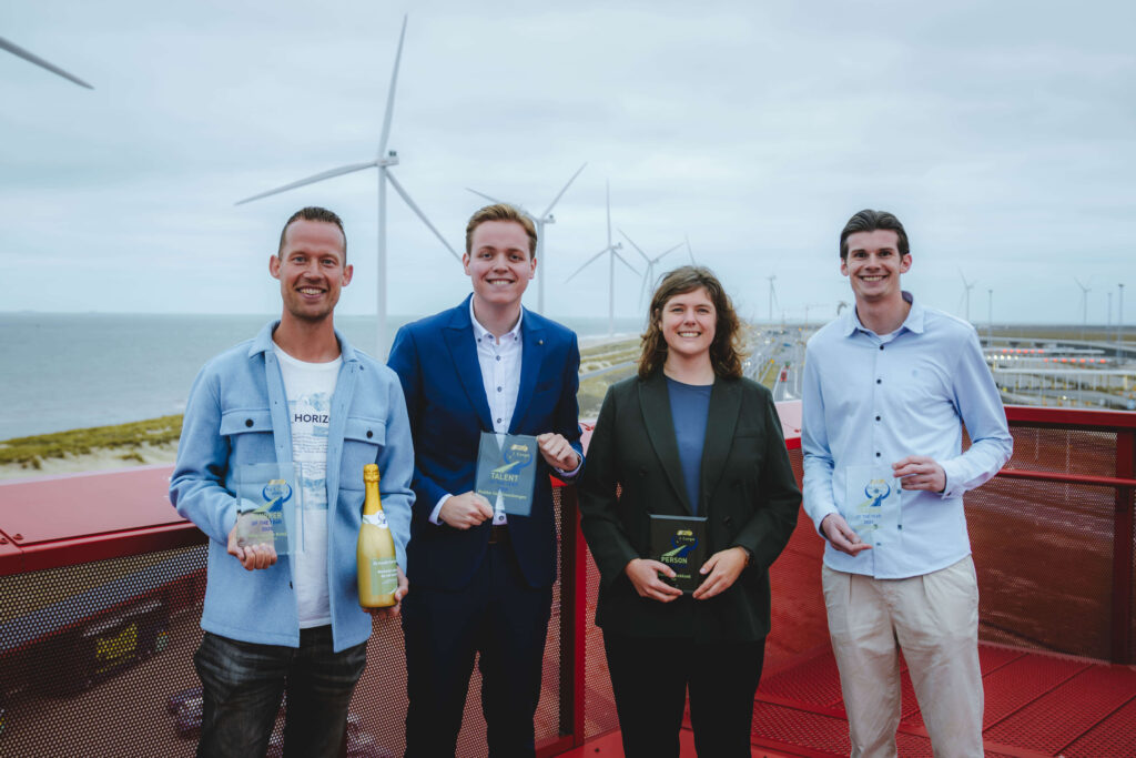 Winnaars Rail Cargo Awards 2025: Marieke Koekkoek, Robbe van Grembergen, Daan van der Kar, Mike van der Kooij