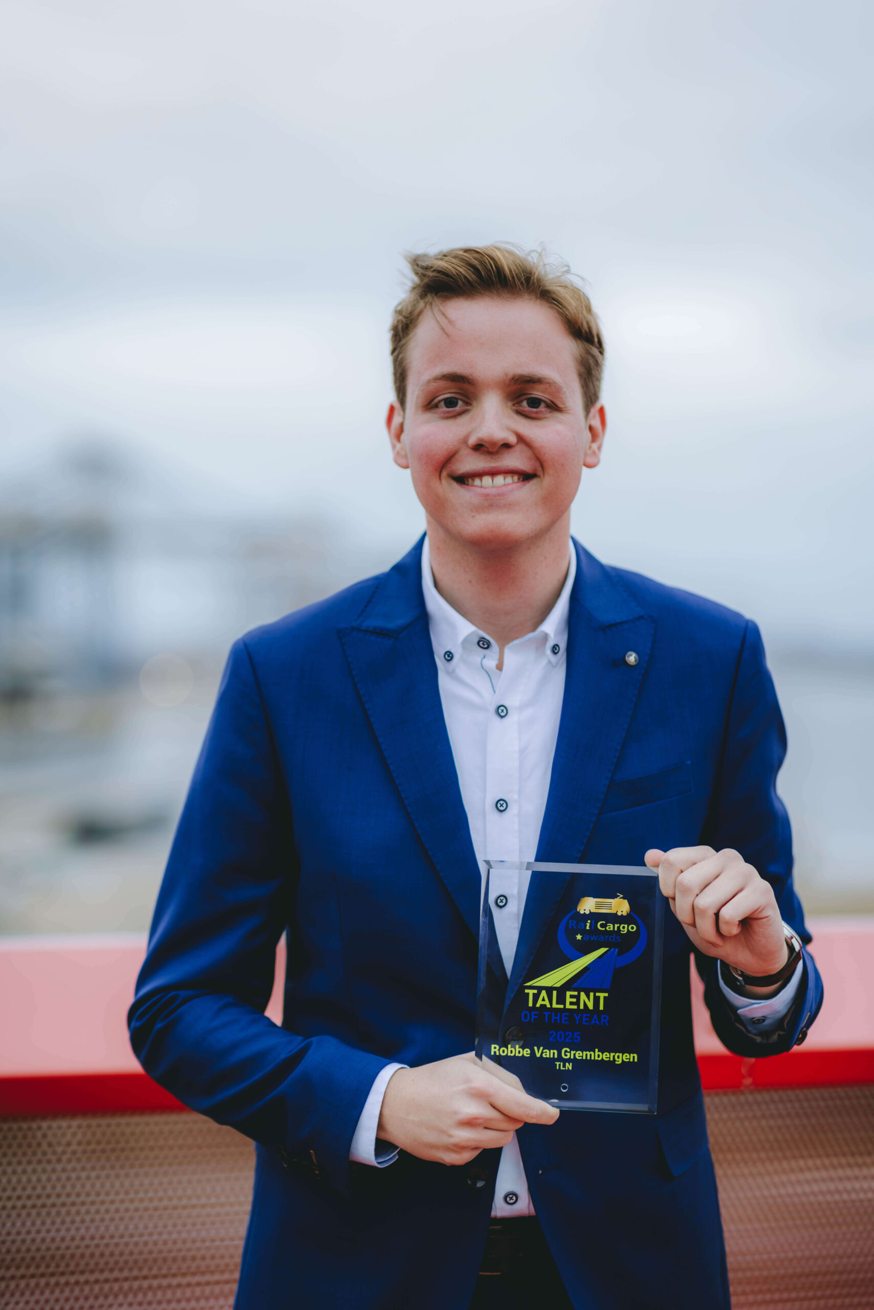 Robbe van Grembergen - winnaar Rail Talent 2025 (Rail Cargo)