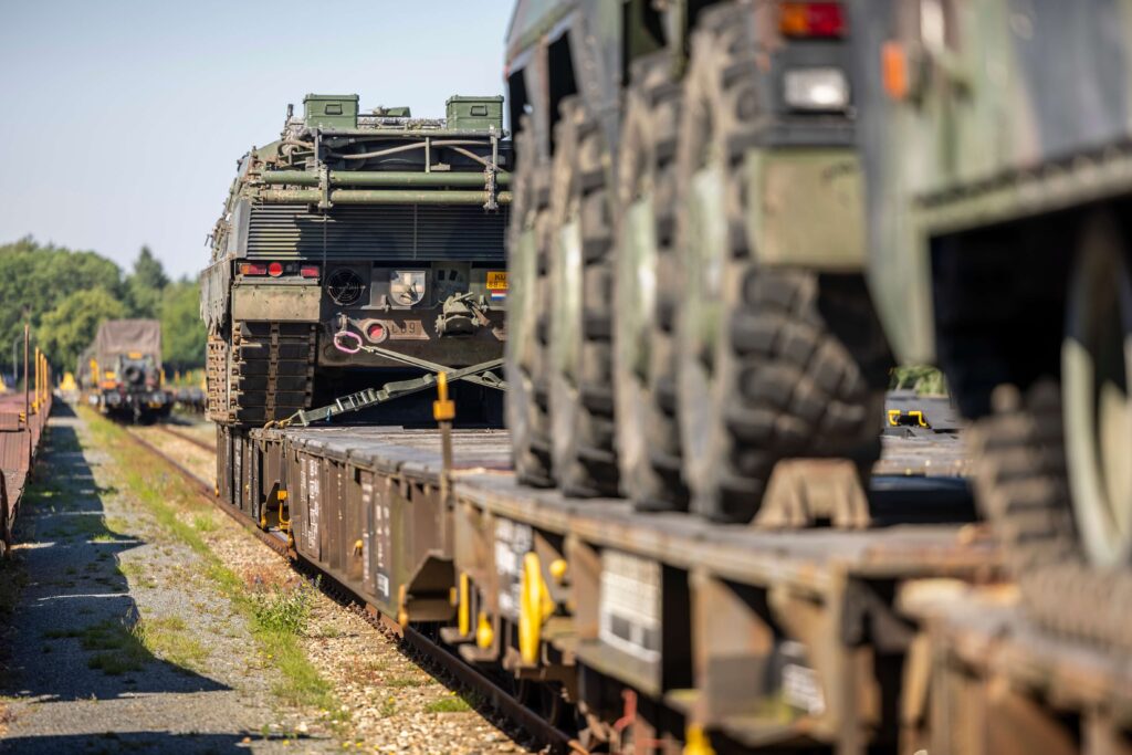 Militair transport spoorgoederenvervoerders