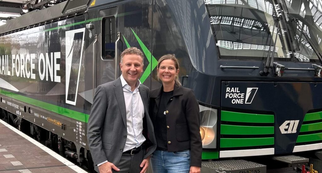 Rob Smit en Caroline Koiter - Bestuurslid Rail Cargo