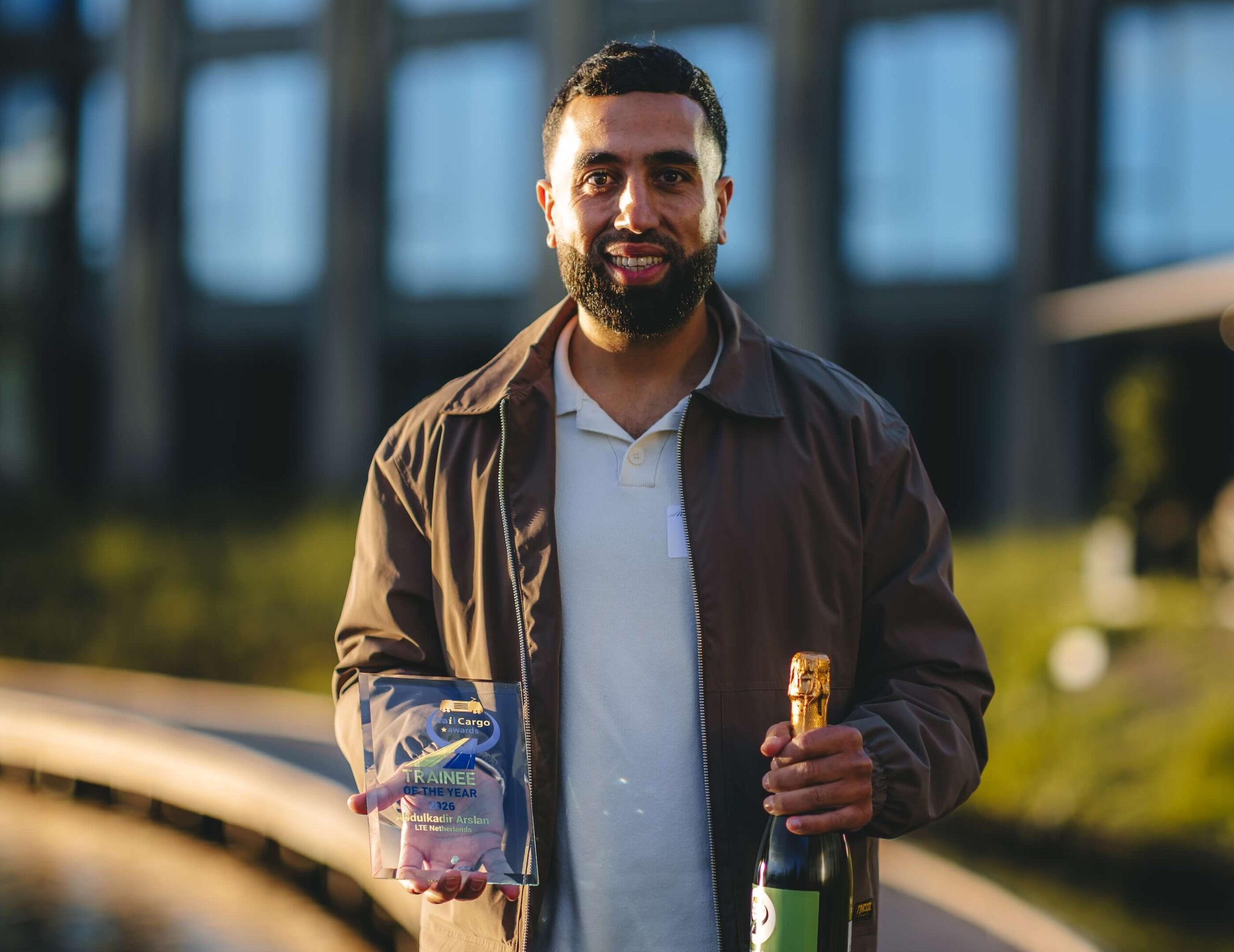 Adbulkadir LTE winnaar Rail Cargo Awards