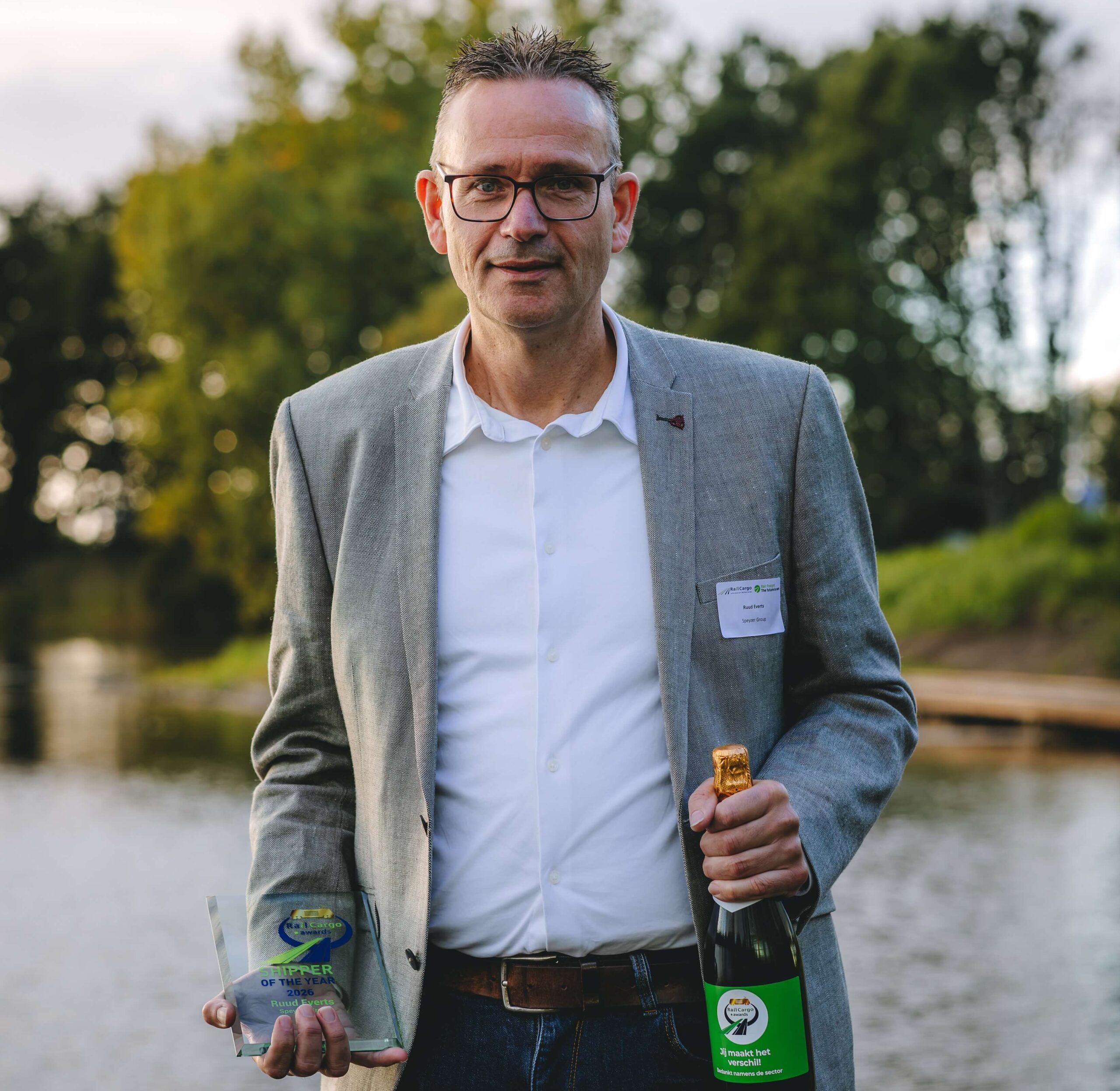 Ruud everts (Transport planner Speyzer Group) als spoorverlader van het jaar